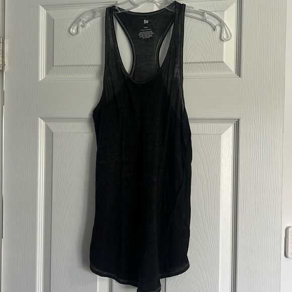 Gray Tank Top - Excellent Condition - Worn Once - Size Small - Almost Sheer Tank - Picture 1 of 4